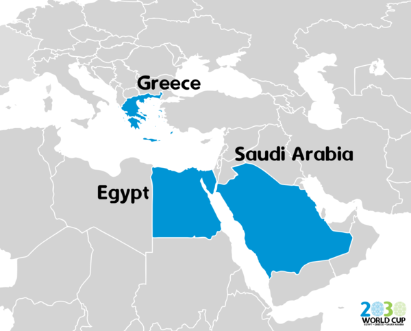 Египет, Гърция и Саудитска Арабия искат Мондиала през 2030 година width=
