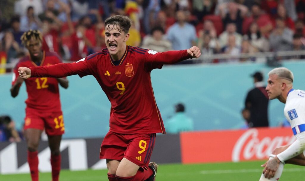 Гави стана третият най-млад голмайстор на Мондиал