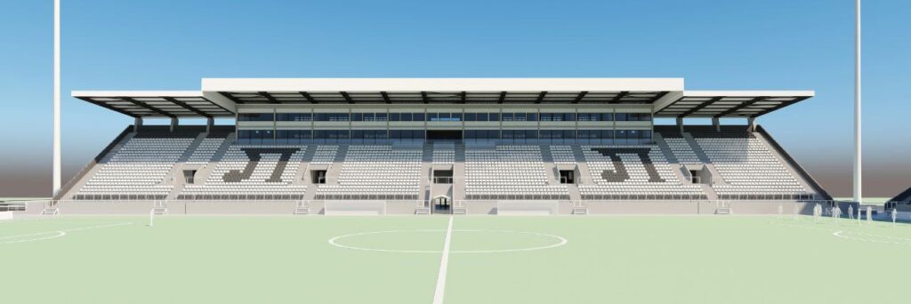 Показаха как ще изглежда новата централна трибуна на “Лаута”