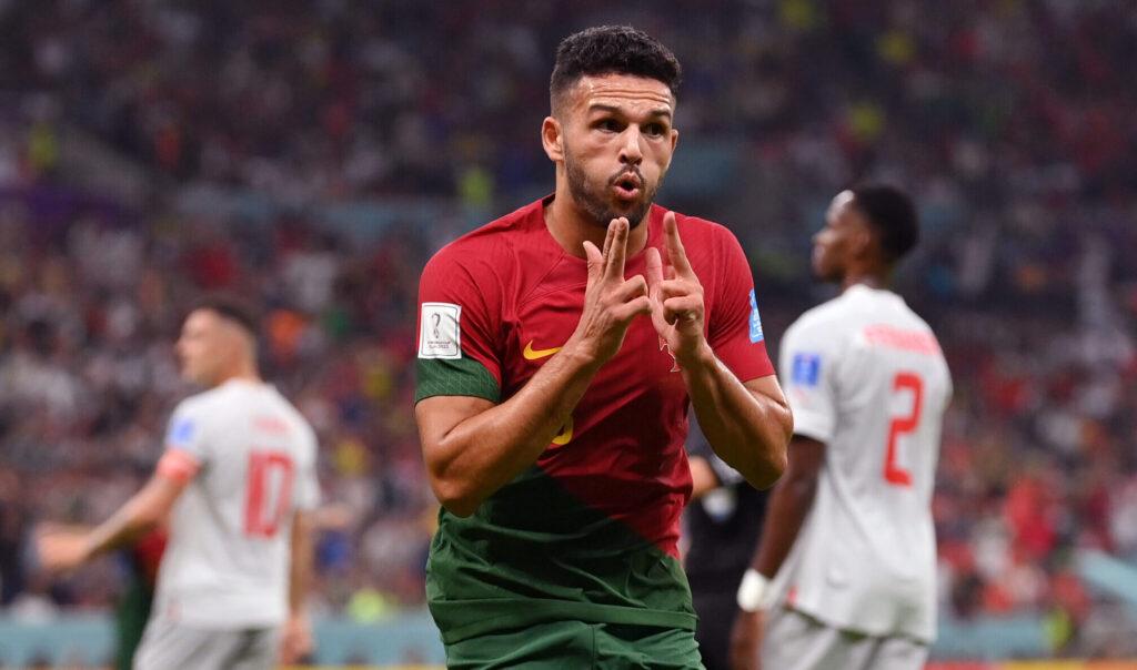 Португалия прегази Швейцария, Гонсало Рамош с хеттрик