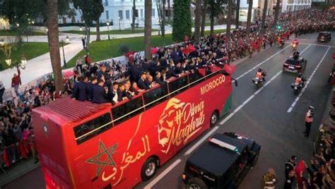 Кралски почести за мароканските герои