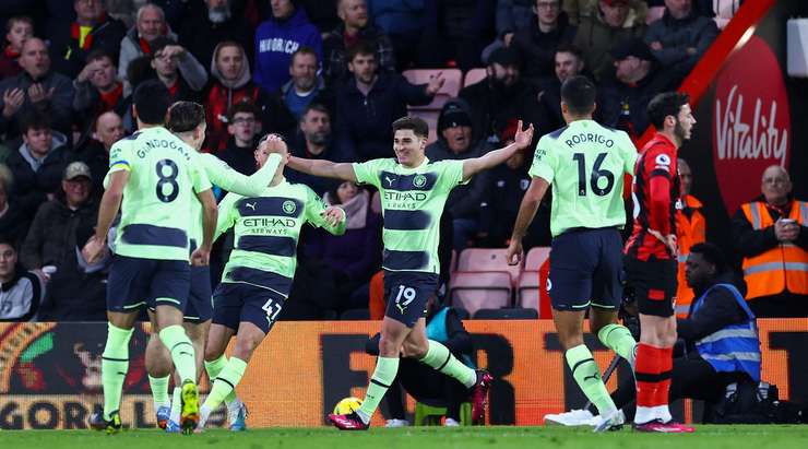 Манчестър Сити отнесе Борнемут и отново подгони Арсенал