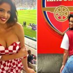 Сексапилната Ивана Кнол се оказа фенка на Арсенал (СНИМКА+ВИДЕО)