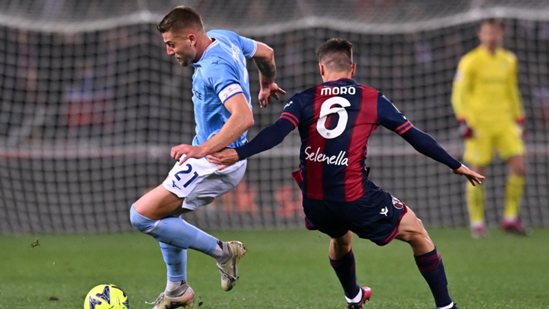 Болоня и Лацио не успяха да намерят пътя към гола width=