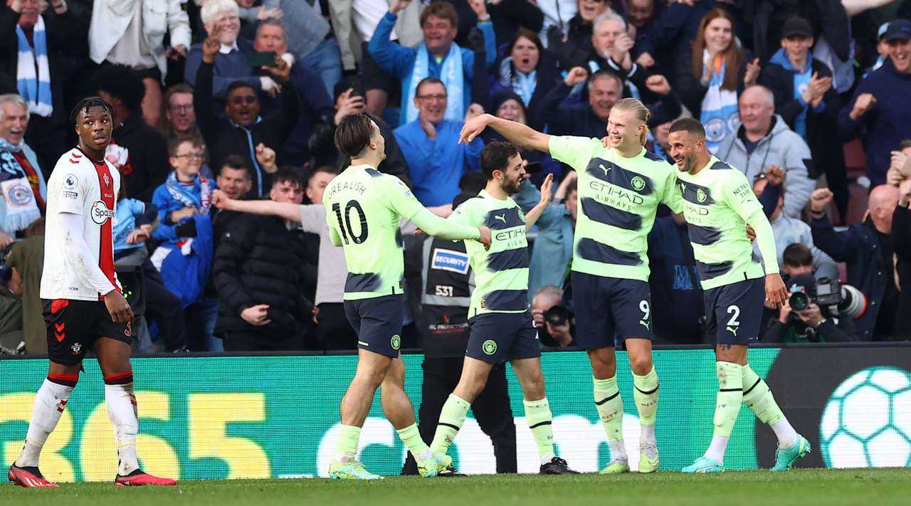 Манчестър Сити с изразителна победа над Саутхемптън width=
