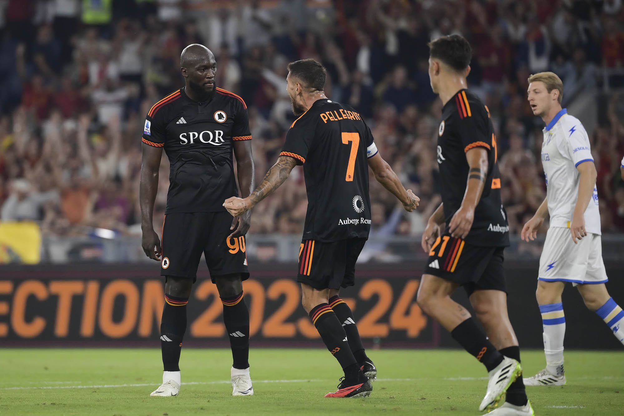 Рома постигна очакван успех срещу Фрозиноне width=