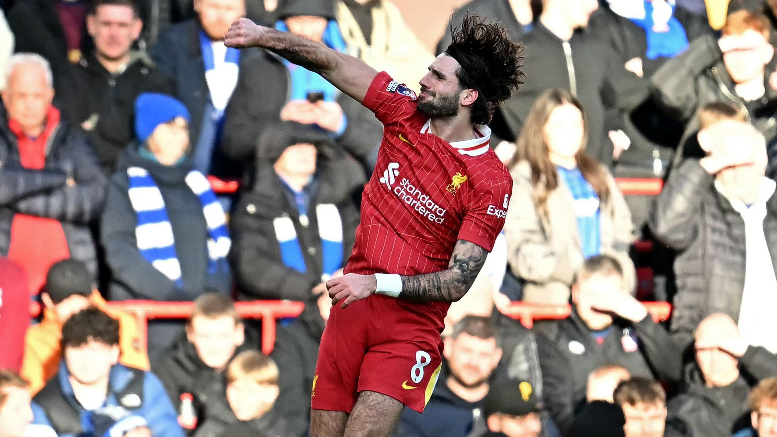 Ливърпул разгроми Ипсуич 4-1 и върви уверено към титлата във ВЛ width=