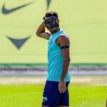 Ерик Гарсия се завръща в игра с предпазна маска за Барселона