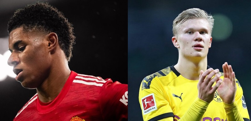 Холанд и Рашфорд са най-скъпите футболисти в света