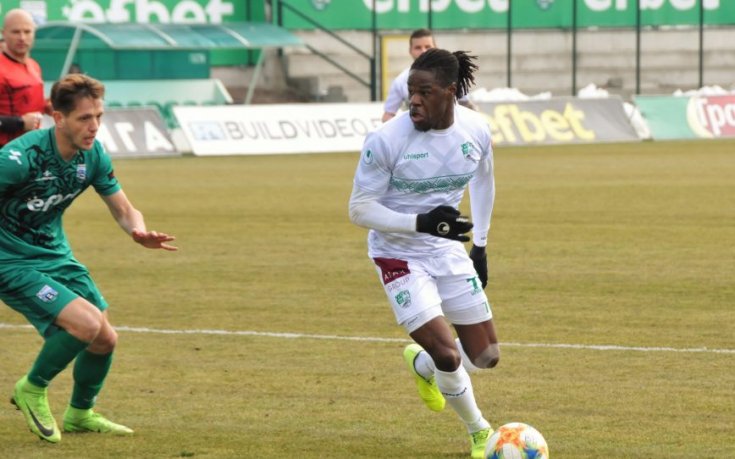 Макута взе участие в днешната тренировка на Берое width=