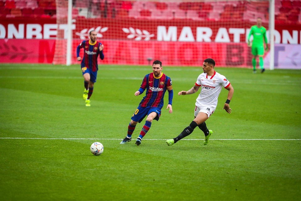 Меси с гол и асистенция при победа на Барселона над Севиля