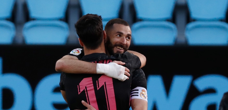 Реал се доближи до върха след пореден силен мач на Бензема
