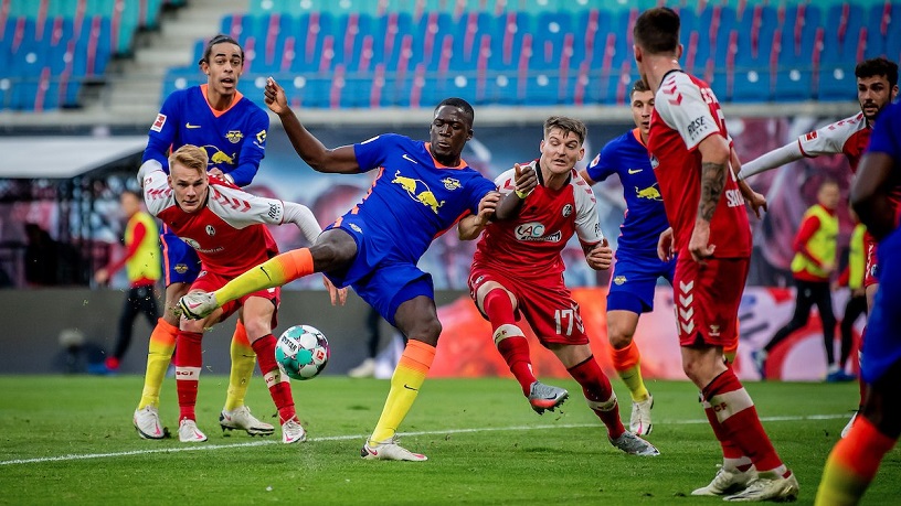 РБ Лайпциг е за кратко на върха в Германия след бой по Фрайбург