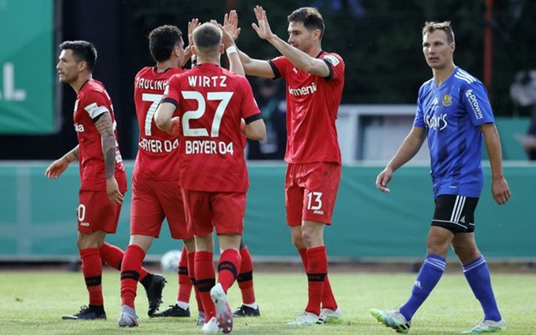 Леверкузен сложи край на приказката на Саарбрюкен и е на финал за Купата