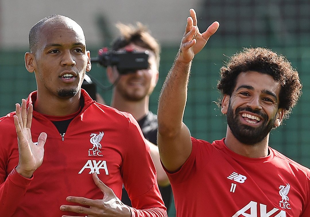 Фабиньо: Салах е щастлив в Ливърпул width=