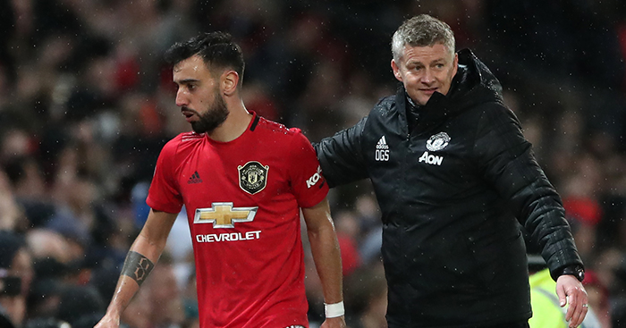 Бруно Фернандеш отрече да е имал разправия със Солскяер