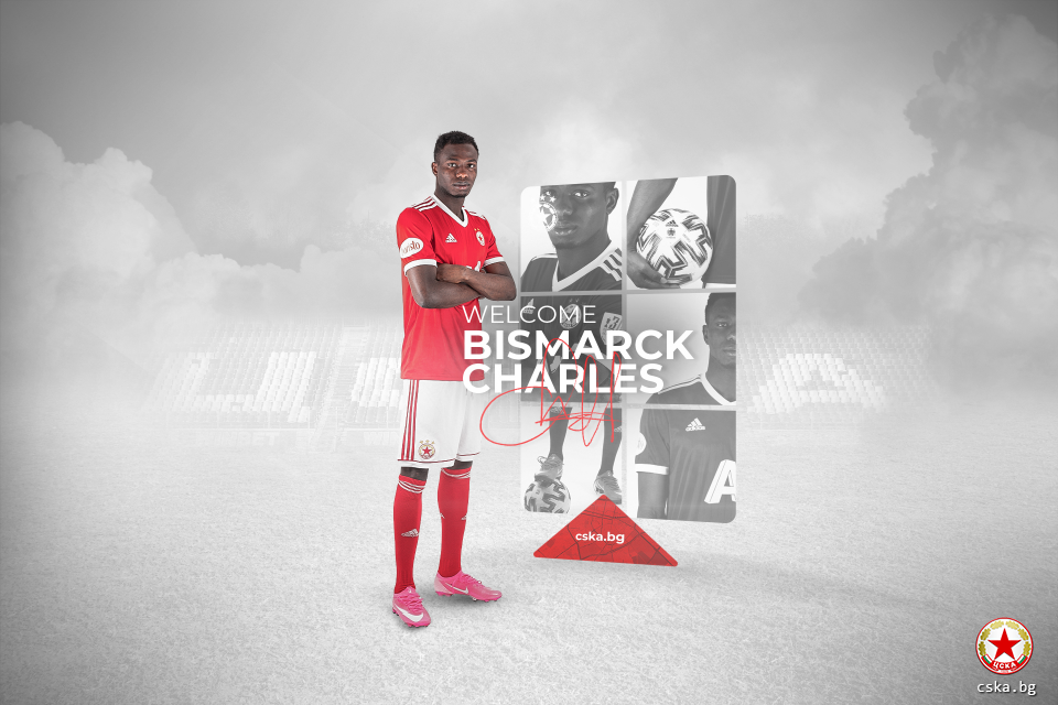 Официално: ЦСКА обяви привличането на Бисмарк Чарлс