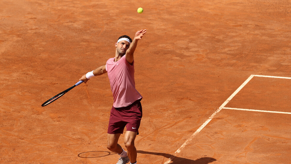 Контузия в кръста отказа Григор още на старта на Ролан Гарос