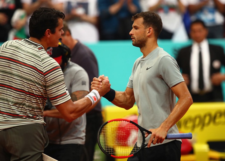 Милош Раонич си уреди среща с Григор Димитров в Антверп