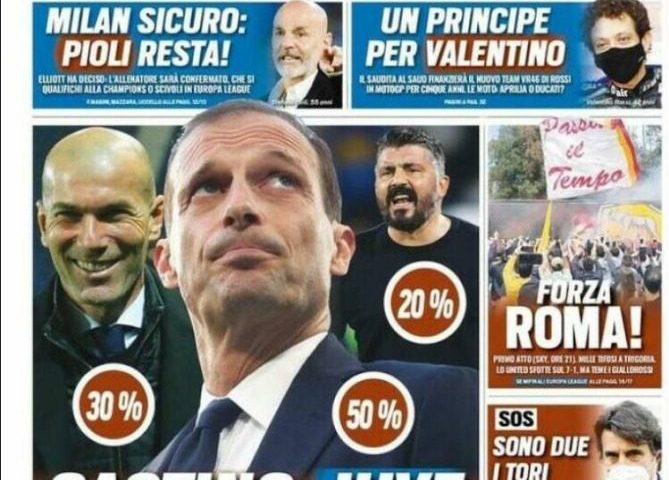 В Юве вече мислят за рокада – Алегри, Зидан и Гатузо в радара