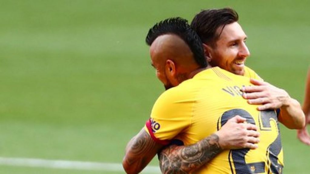 Меси с трогващи думи към Видал