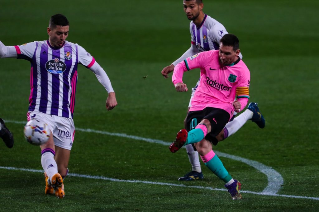 Безметежна победа за Барса, Меси с гол номер 644