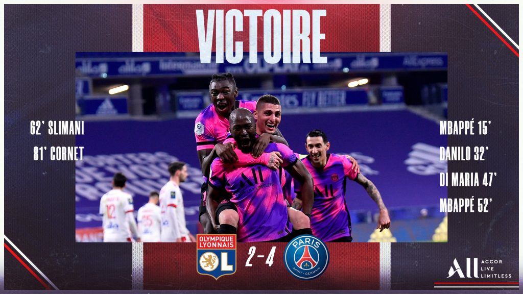 ПСЖ торпилира Лион и се изкачи на върха