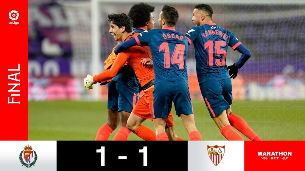 Вратар донесе точка на Севиля с гол в последната минута